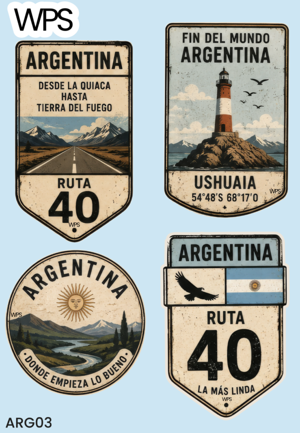 Plancha de Stickers Argentina ARG03