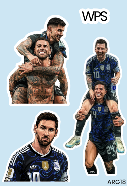 Plancha de Stickers Argentina ARG18