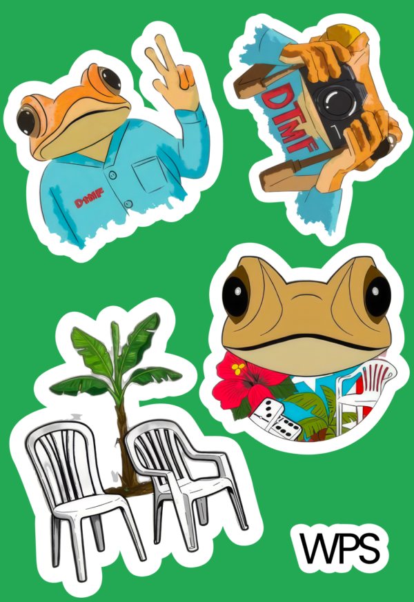 Plancha de Stickers Bad Bunny 02